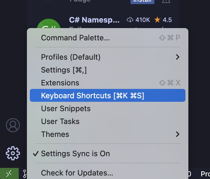 Keyboard Shortcuts